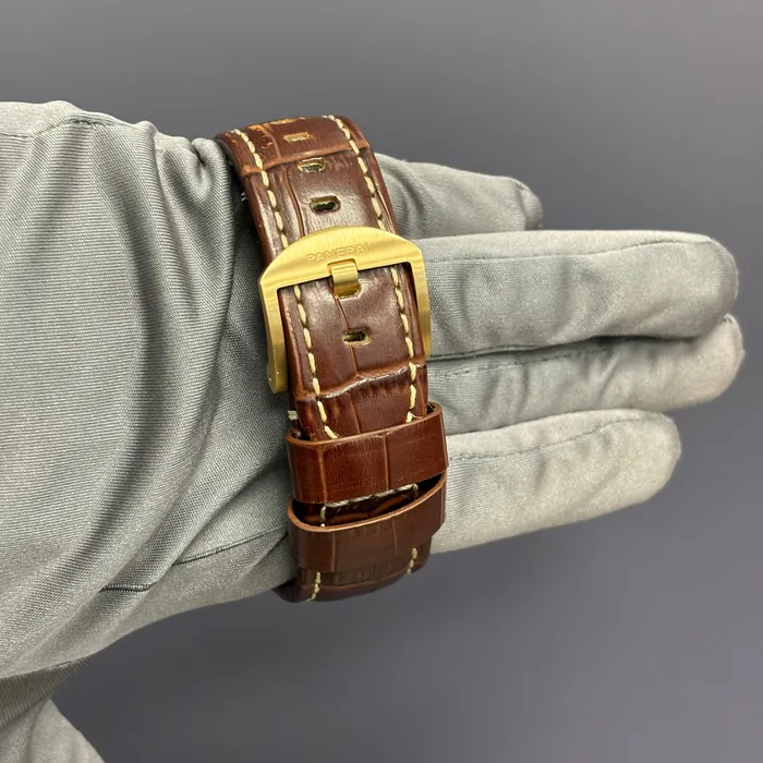 Happy Jewelers Watches Panerai Luminor 44mm Brown Dial Watch Ref PAM00289