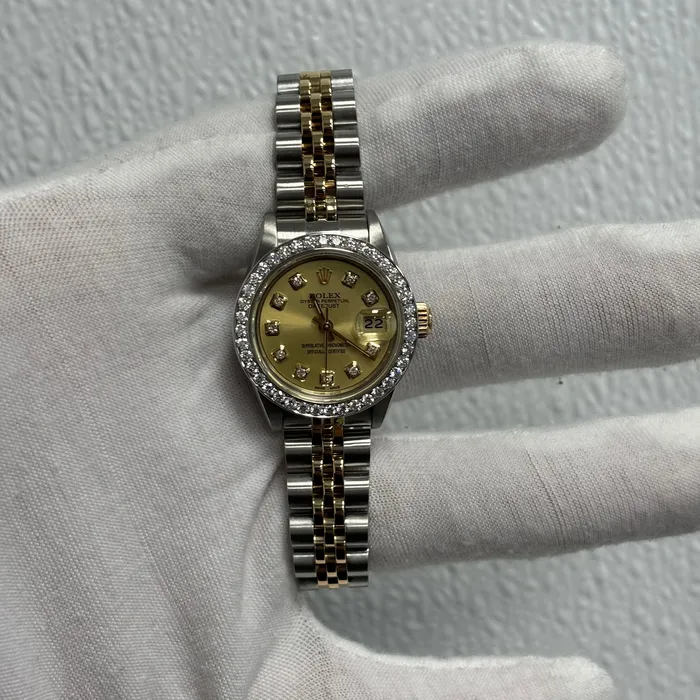 Rolex Datejust 26mm Champagne Dial Watch Ref 69173 Happy Jewelers Watches Rolex Datejust 26mm Champagne Dial Watch Ref 69173 Happy Jewelers Watches